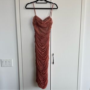 House of CB Rosewood Ruched bodycon Dress